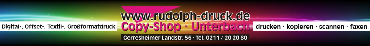 Copyshop Düsseldorf · Rudolph Druck