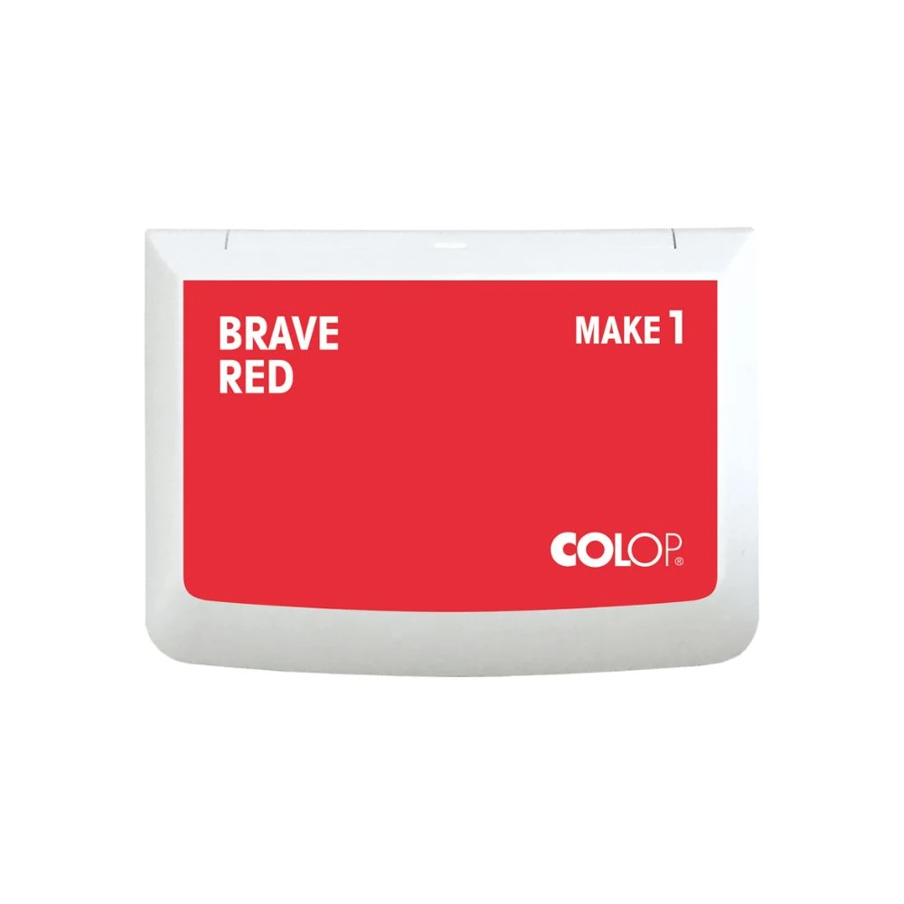 Colop Make 1 - brave red - (Faltkarton)