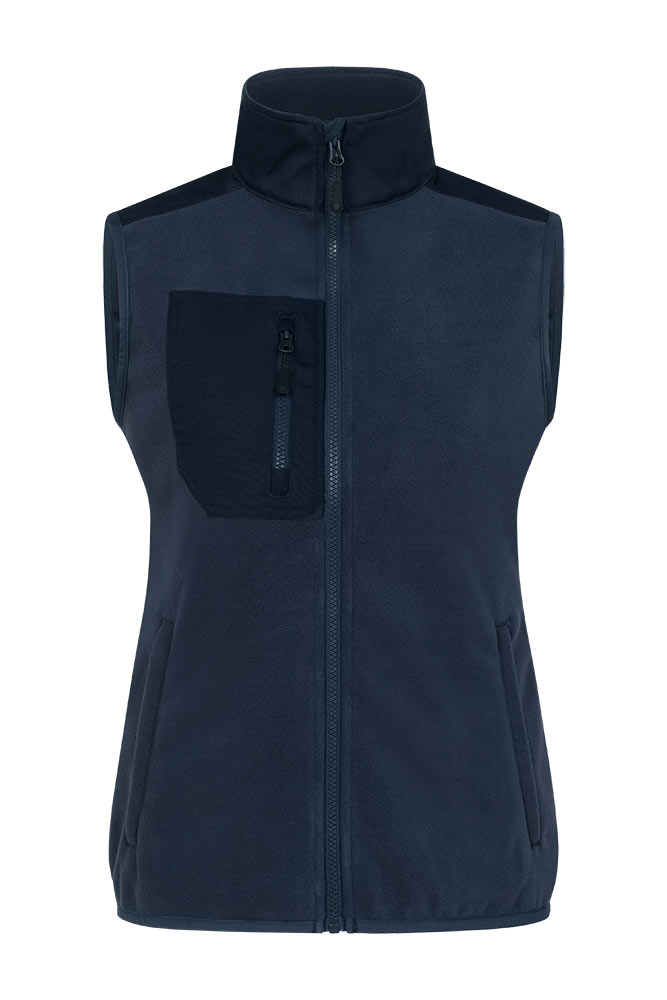 Women's Canvas Fleece Vest