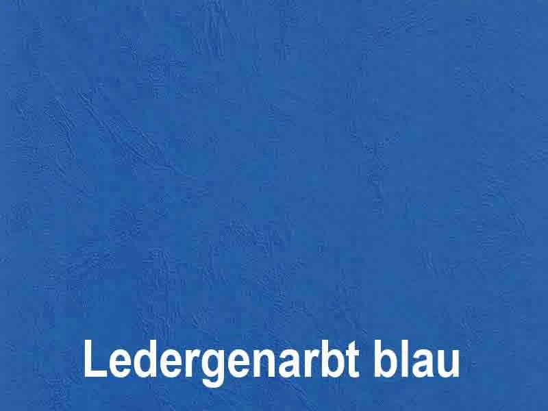 Ledergenarbt: blau Ledergenarbt: blau