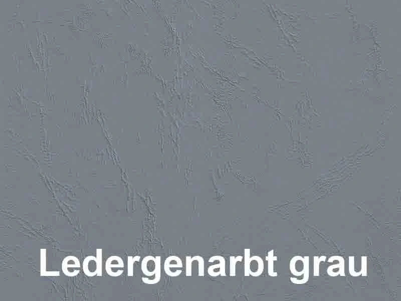 Ledergenarbt: grau Ledergenarbt: grau
