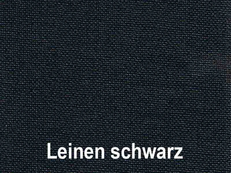 Leinenstruktur: schwarz Leinenstruktur: schwarz